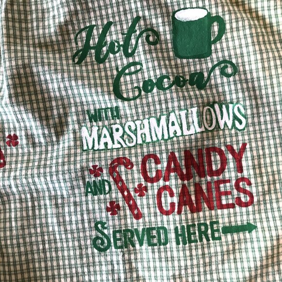 Upcycled Plaid Christmas Shirt, Plus Size: Bleached, Painted Holiday Graphics - Picture 5 of 12
